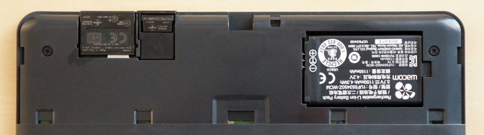 Wacom tablet compartments